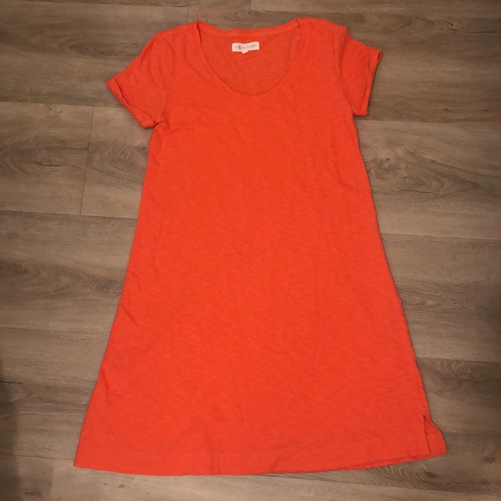 Lou & Grey orange T-shirt dress